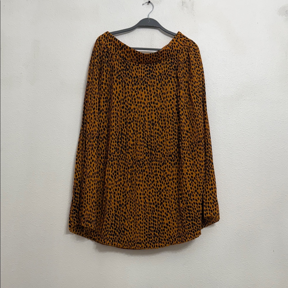 J. Crew Leopard Print Skirt in Brown and Black